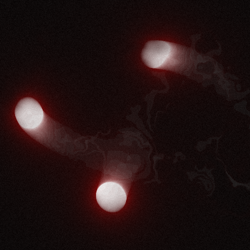 Dancing particles