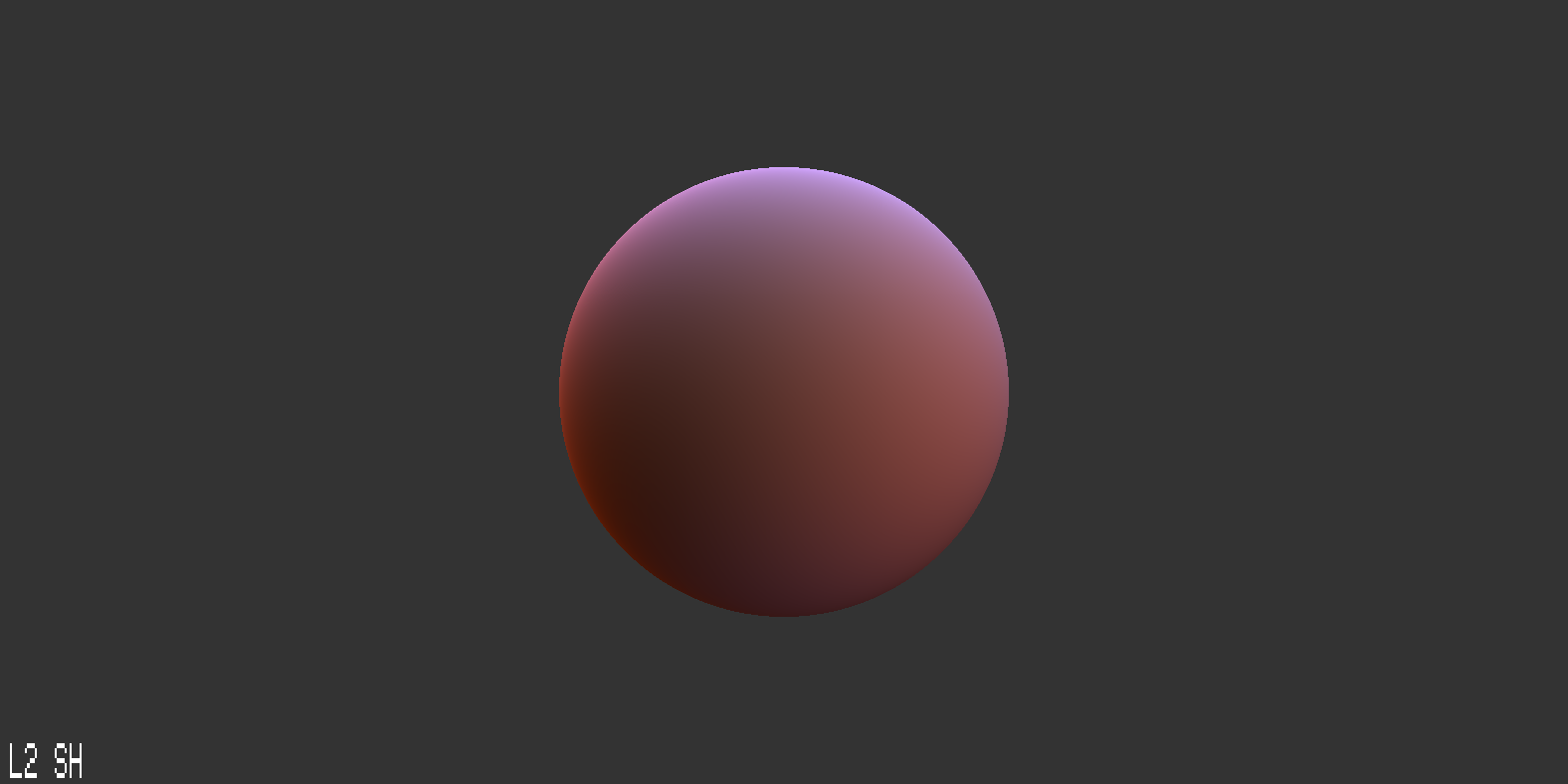 Irradiance Mapping, Spherical Harmonics L2