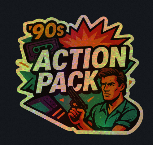 Foil sticker animation